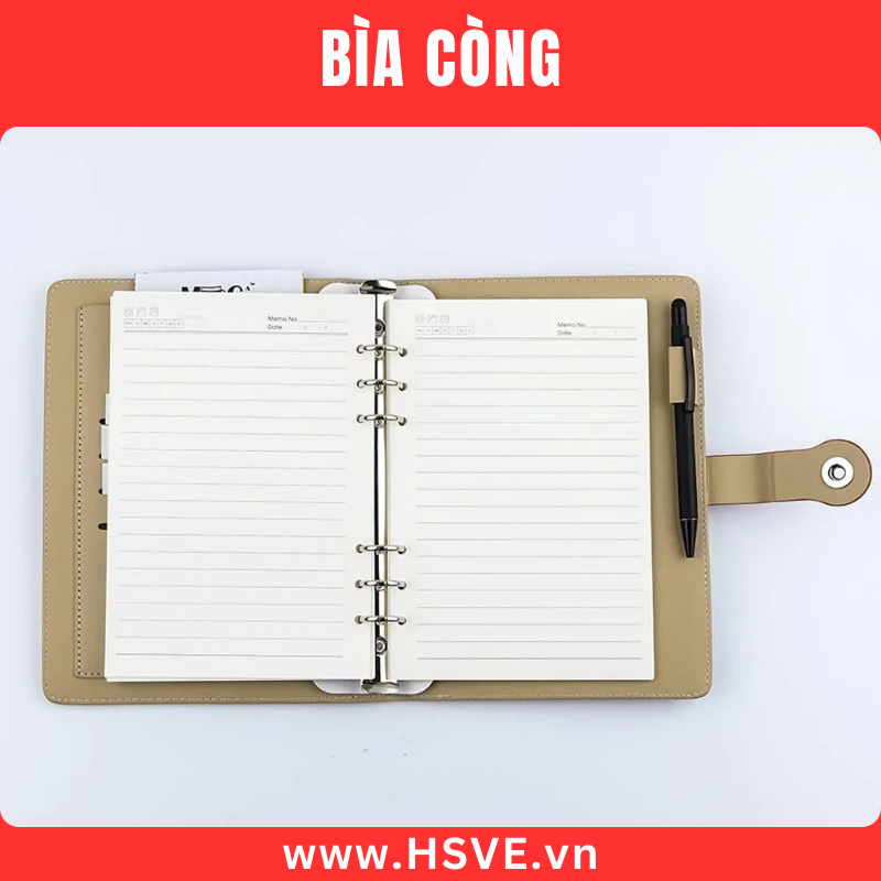 Sổ tay bìa còng Sổ tay bìa còng