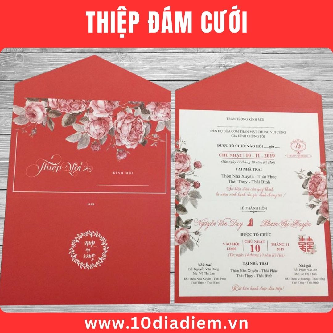 thiệp đám cưới thiệp đám cưới