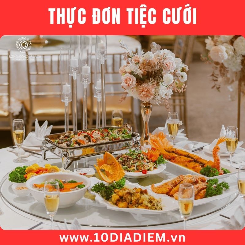 menu tiệc cưới