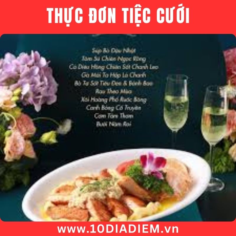 menu tiệc cưới