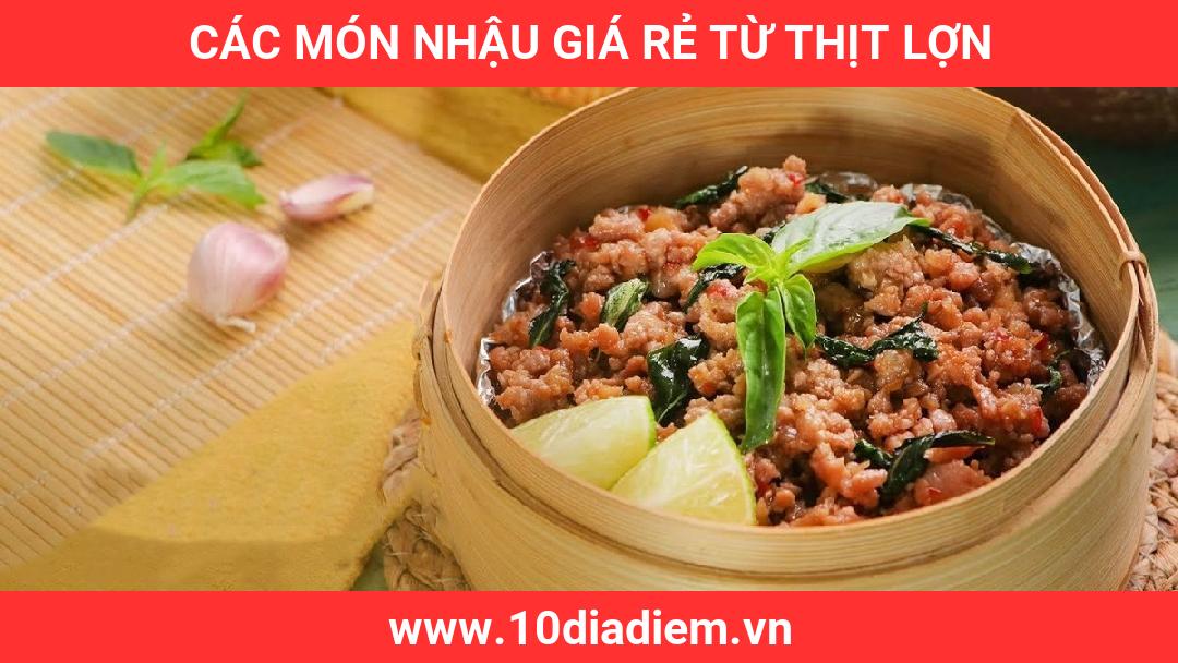 Các món nhậu giá rẻ từ thịt lợn Các món nhậu giá rẻ từ thịt lợn