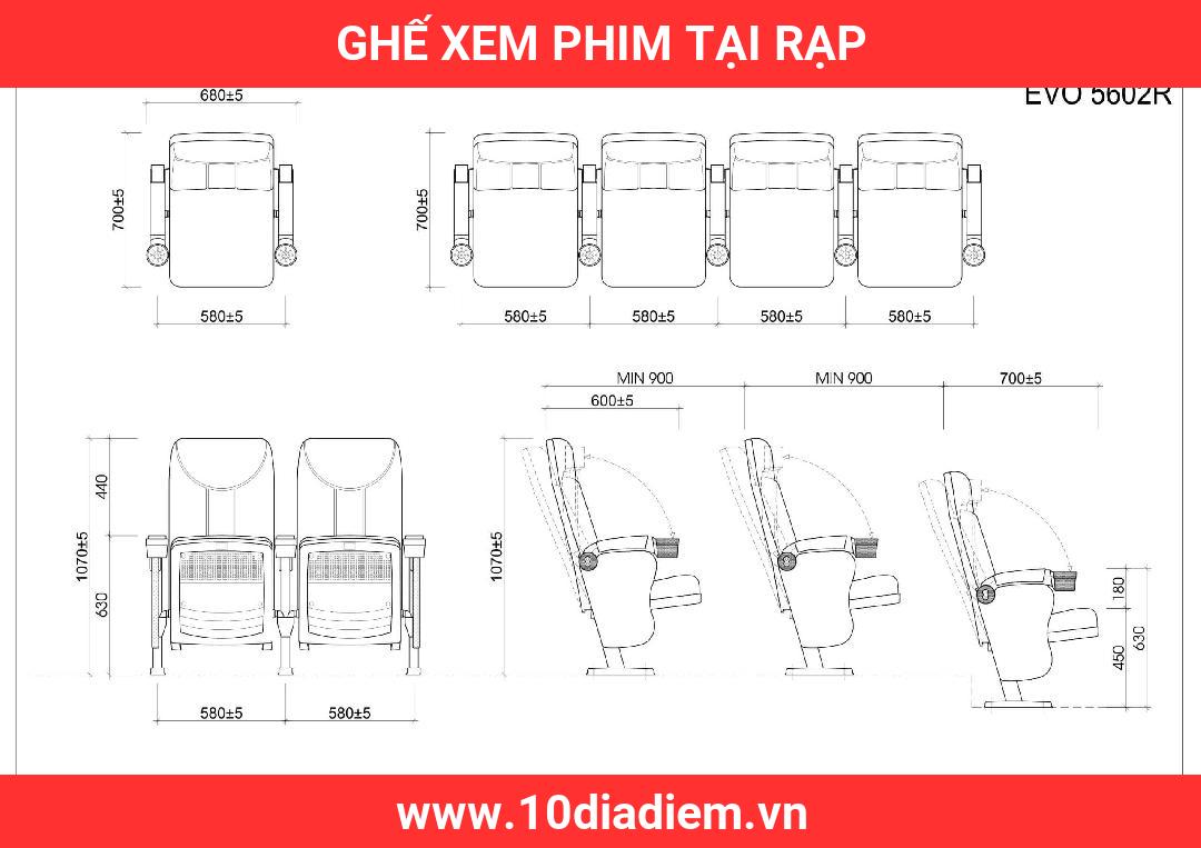 Ghế Xem Phim tại Rạp Ghế Xem Phim tại Rạp