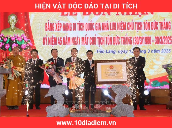 Hiện Vật Độc Đáo tại di tích Hiện Vật Độc Đáo tại di tích