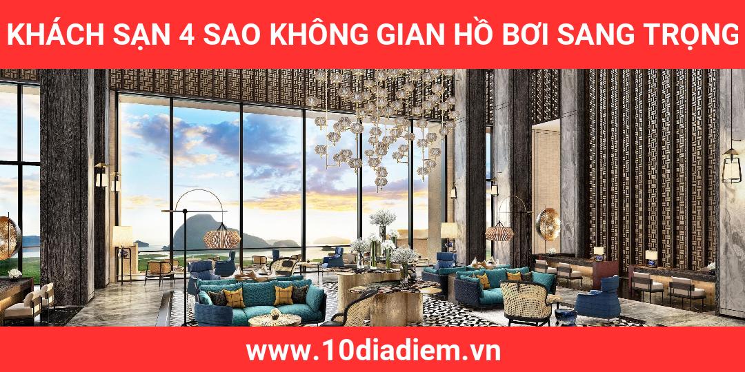 Khách Sạn 4 Sao Không gian hồ bơi sang trọng Khách Sạn 4 Sao Không gian hồ bơi sang trọng