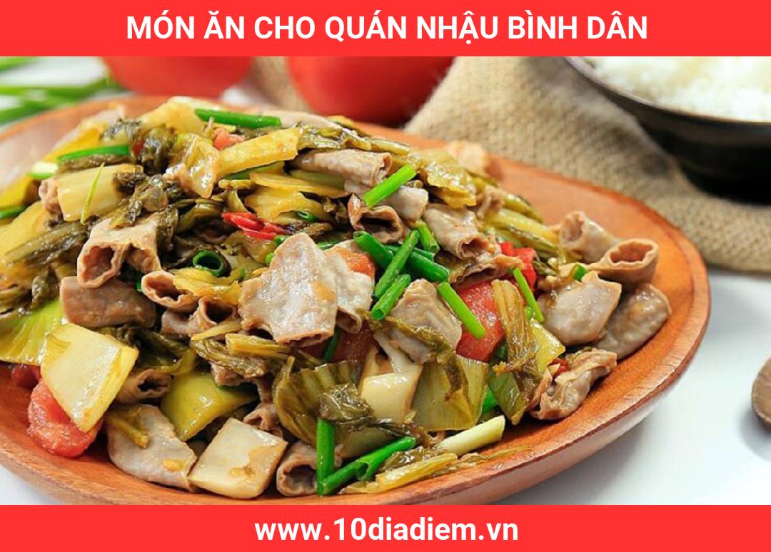 Món Ăn Cho Quán Nhậu Bình Dân Món Ăn Cho Quán Nhậu Bình Dân