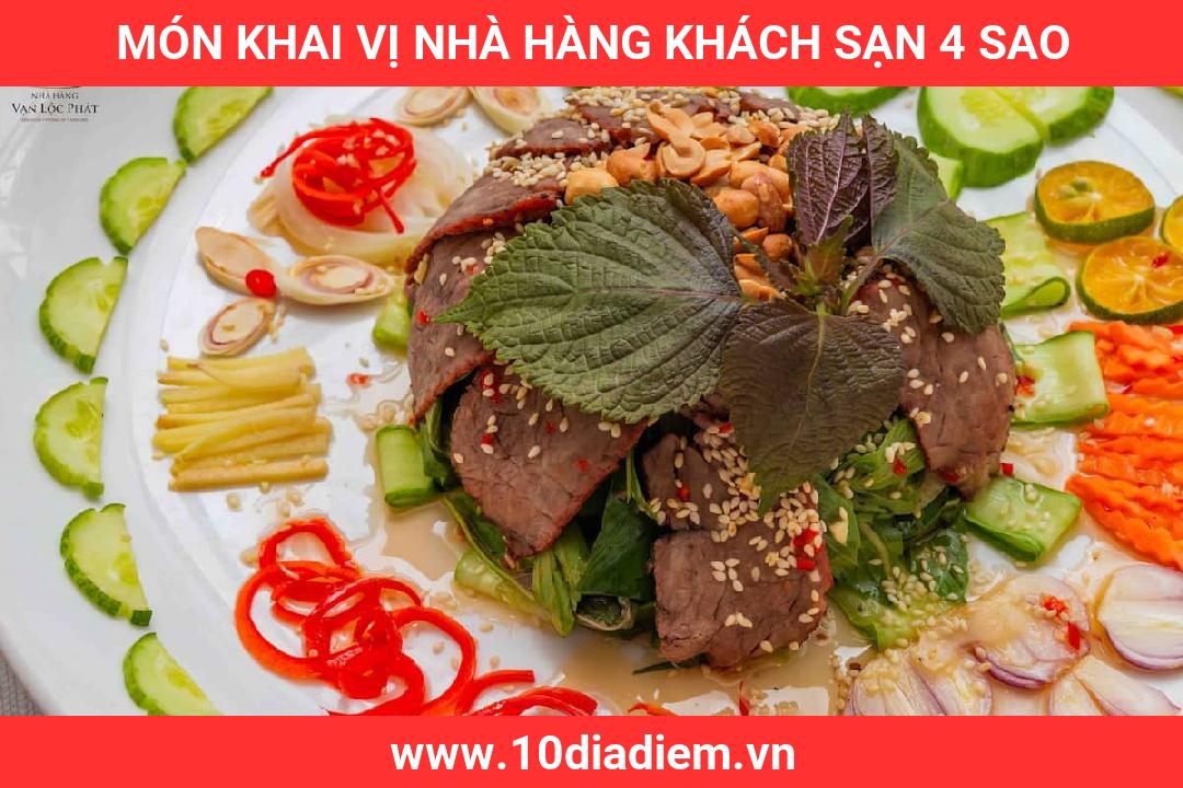 Món khai vị Nhà Hàng Khách Sạn 4 Sao Món khai vị Nhà Hàng Khách Sạn 4 Sao