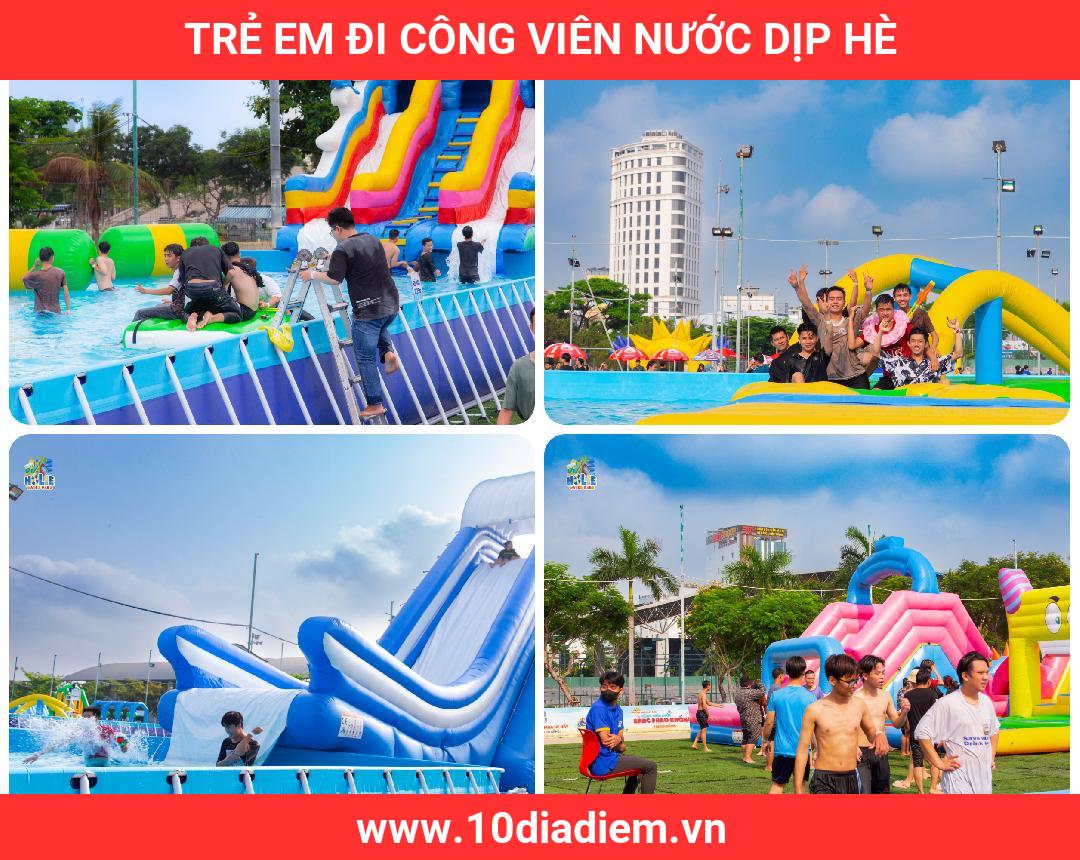 Trẻ Em Đi Công Viên Nước Dịp Hè Trẻ Em Đi Công Viên Nước Dịp Hè