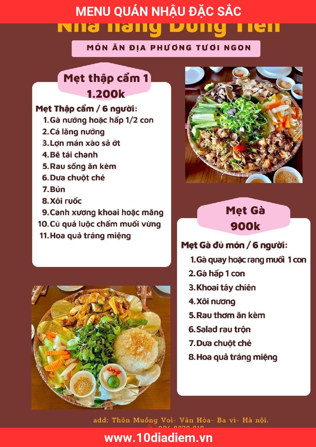 menu quán nhậu đặc sắc menu quán nhậu đặc sắc
