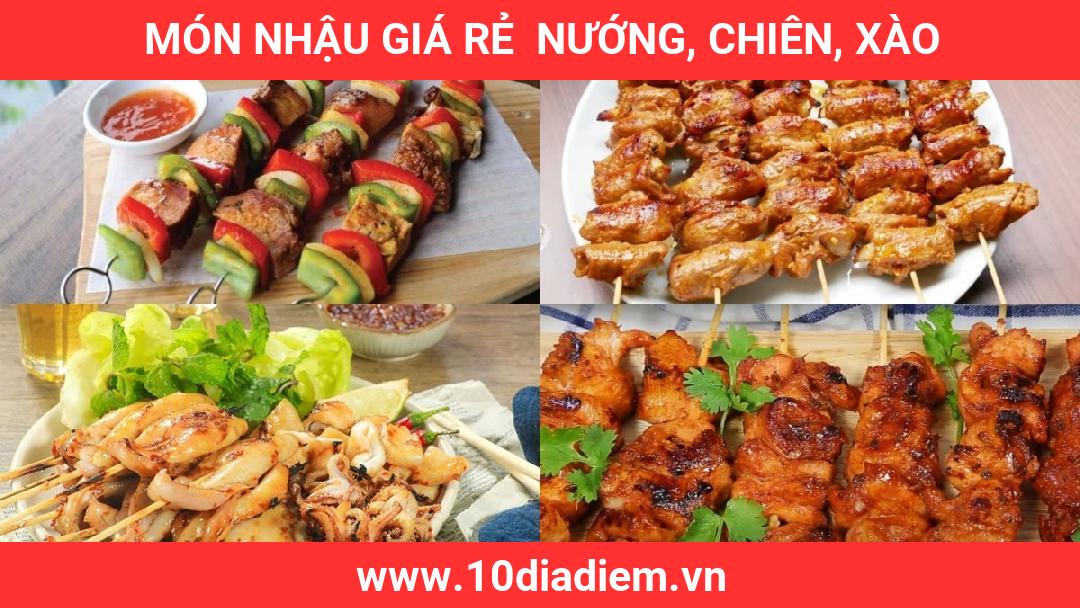 món nhậu giá rẻ nướng, chiên, xào món nhậu giá rẻ nướng, chiên, xào