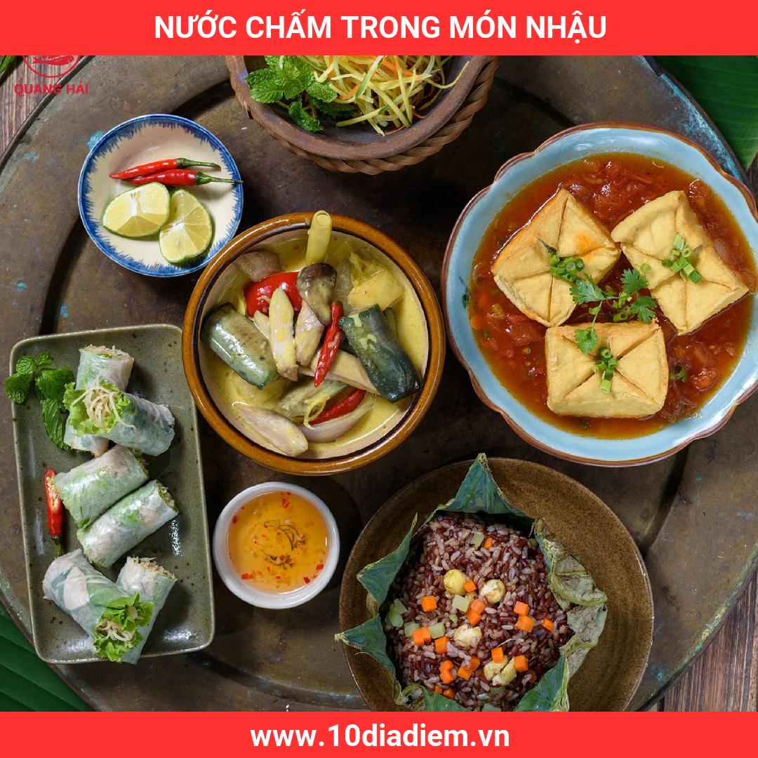 nước chấm trong món nhậu nước chấm trong món nhậu